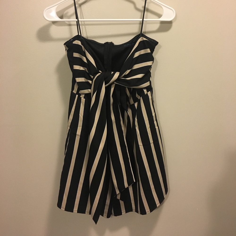 Black and Gold Romper
